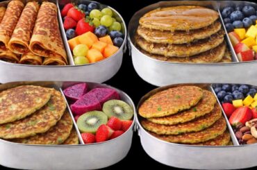 Easy And Healthy High Protein Pancakes For Tiffin Box - No Maida  / Healthy Breakfast Ideas / Nashta
