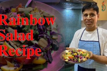 Rainbow Salad : Rainbow Salad Recipe | Healthy & Easy Meal Prep