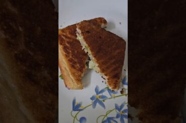 Veg Cheese Sandwich#shortfeed #vegrecipe #cheesesandwich #vegsandwich #sandwich #minivlog #recipe