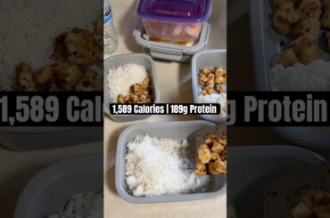 High Protein Low Calorie Day | 1,589 Calories | 189g Protein