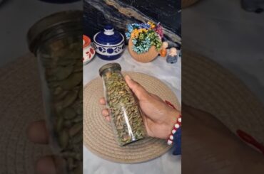 Salted Pumpkin Seeds Recipe | Healthy Evening Snack | Easy Roasted Pumpkin Seeds #viral #jainsnacks