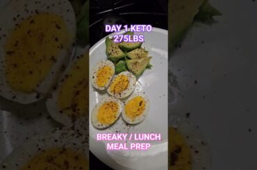 DAY 1 /  BRUNCH // 30 DAY KETO CHALLENGE 275 LBS