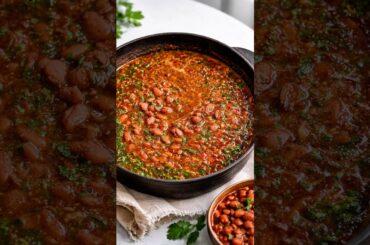 Delicious Homemade Bean Soup | Easy & Healthy Vegetarian Recipe #foodie