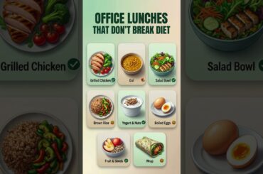 Office Lunches That Don’t Break Diet | Healthy, Filling & Easy Ideas