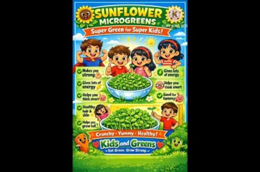 Urban NutriGreens | Microgreen Recipes | Kids Special | Sunflower Microgreens Sandwich