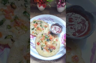 Healthy Breakfast||Rava Uttapam|#shortsfeed #shorts #southindianfood #breakfast#kaviyakitchen #viral