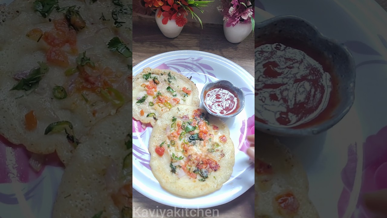 Healthy Breakfast||Rava Uttapam|#shortsfeed #shorts #southindianfood #breakfast#kaviyakitchen #viral Healthy Breakfast||Rava Uttapam|#shortsfeed #shorts #southindianfood #breakfast#kaviyakitchen #viral