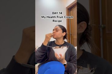 Healthy Fruit Cream Recipe #weightloss #minivlog