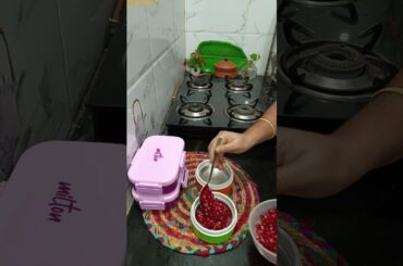 today's lunch box school kids / lunch box ideas / tiffin box packing #food #shorts #ytshorts