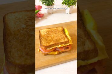 Healthy sandwich recipe #shortsfeed #recipe #sandwich #breakfast #viralrecipe #cookingvideo