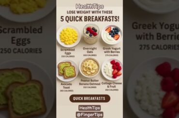 Lose Weight  Fast With These 5 Quick & Healthy Ideas | #healthylifestyle #healthyeating #health