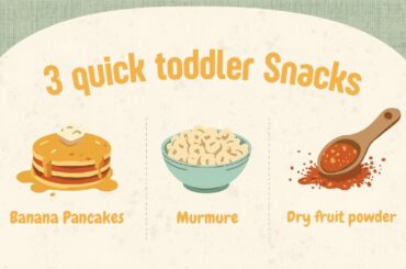 3 Quick & Easy Toddler Snack Recipes | Healthy Snacks for Toddlers
