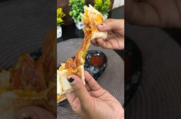 Healthy Veg Pocket Recipe | Bread Veg Roll Snacks  #shorts #shortsfeed #recipe #cooking #vegrecipe