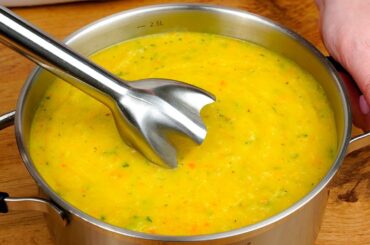 Weight loss soup. I lost 20 kg. Fat burning recipe. Zucchini soup recipe. Healthy soup recipe.