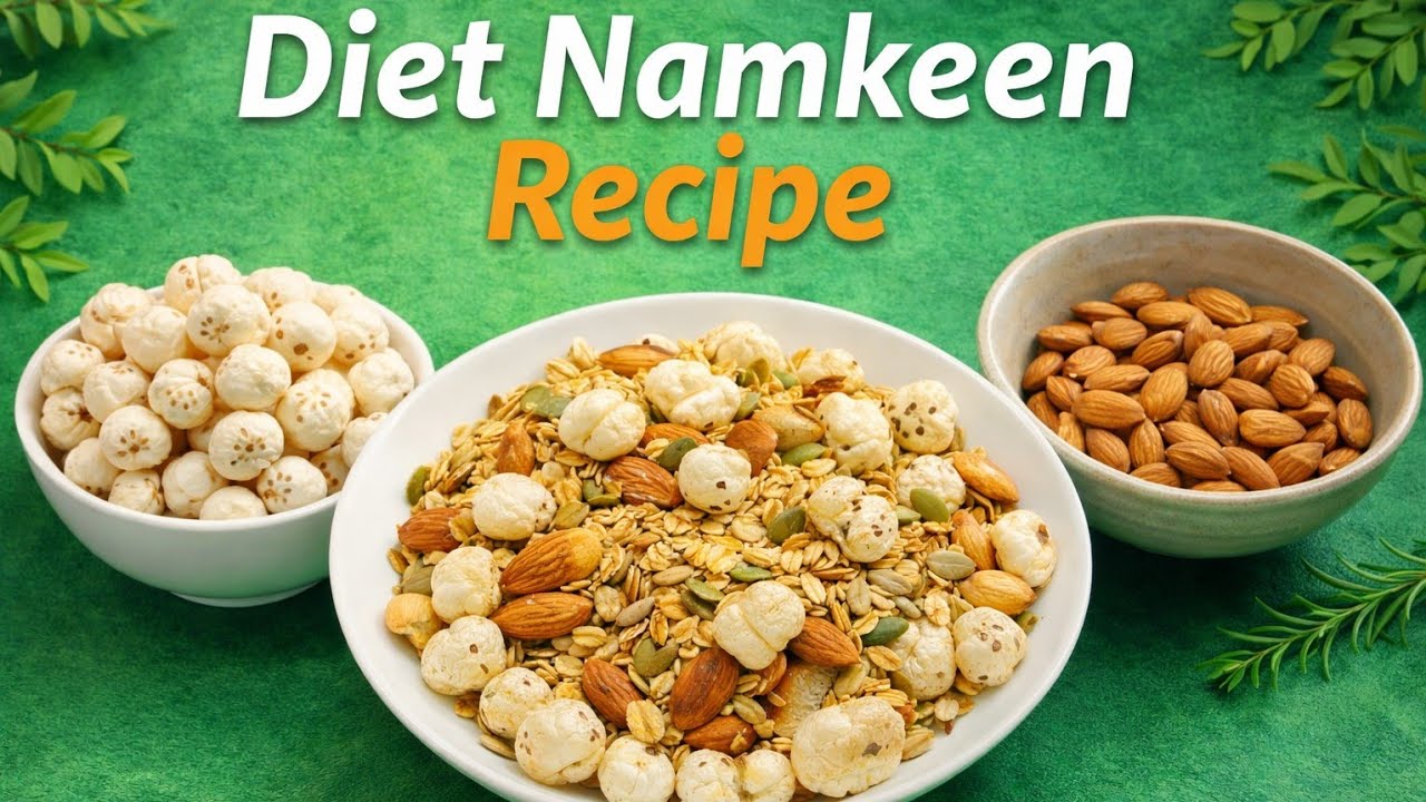 Diet Namkeen Recipe | Healthy and tasty | diet snack for weightloss @Deepascookdiary Diet Namkeen Recipe | Healthy and tasty | diet snack for weightloss @Deepascookdiary