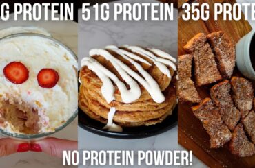 NO PROTEIN POWDER Breakfasts for Weight Loss (10 Recipes!)