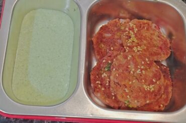 Day20/30 high protein healthy lunch box recipe ll #rajmacutlets ll #trendingrecipes