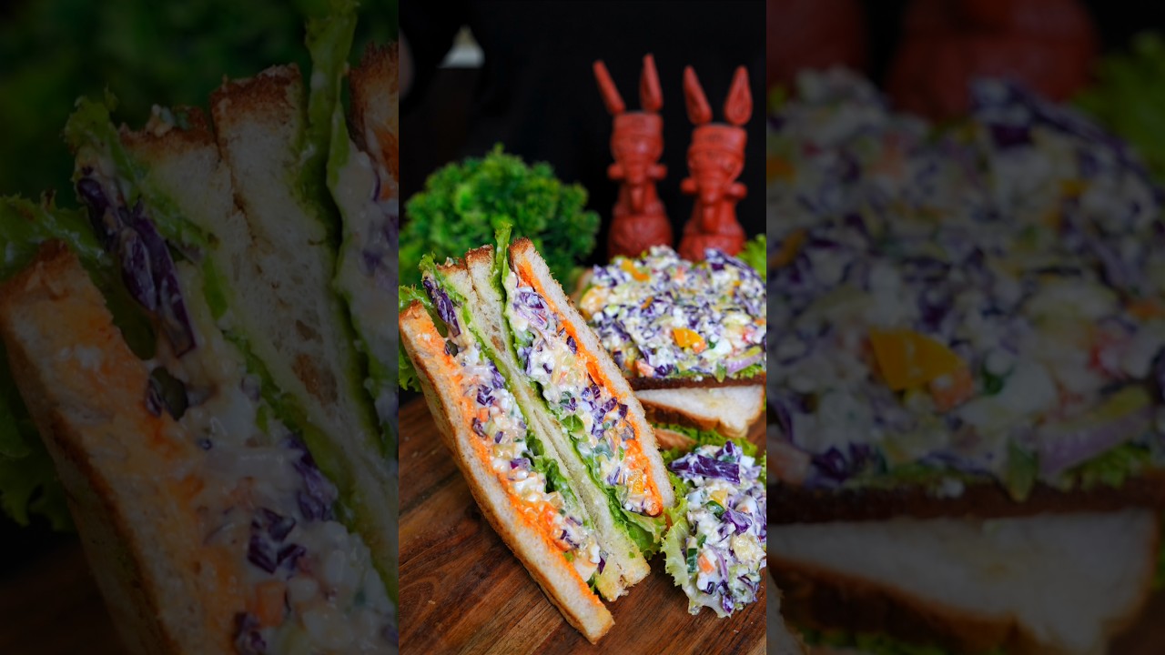 Healthy Sandwich ASMR #shorts Healthy Sandwich ASMR #shorts