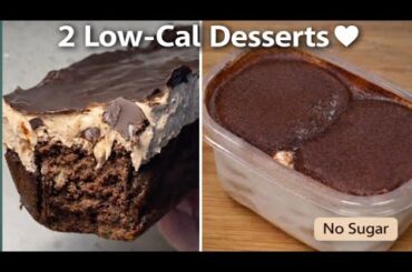 DELICIOUS Low Calorie Desserts To Make At Home