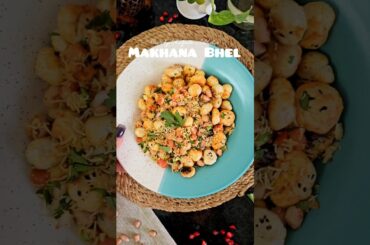 Easy new year party snack | Makhana bhel | Makhana chaat | Low calorie party snack #makhana #newyear