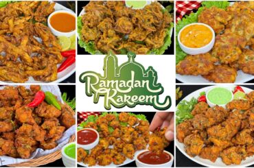 6 Ramadan Special Crispy Pakora Recipes | Easy Iftar Snacks | Quick Pakora Ideas
