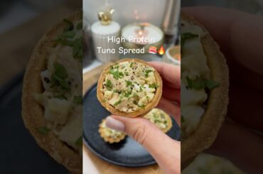 Easy High Protein Avocado Tuna Spread | Budget Sandwich Dip #snacks #shorts