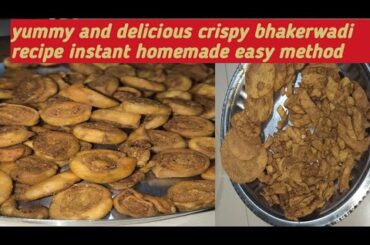 Crispy Bhakarwadi Recipe Instant & Healthy Snack Tea Time Special Market Jaisi Bhakarwadi Ghar Par