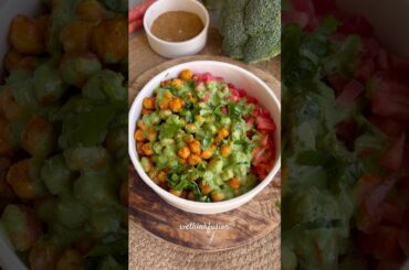 Creamy Chickpea Salad | Healthy recipe | High protein lunch ideas | Yummy salad recipes