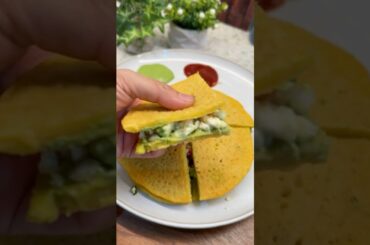 Healthy Moong Dal Paneer Sandwich | No Bread No Maida  | Protein Rich Recipe #shorts