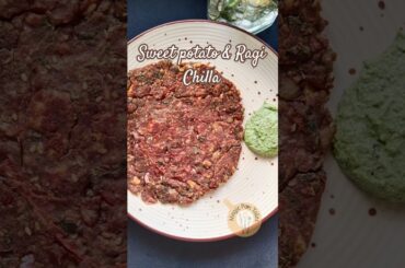 Sweet Potato Ragi Paneer Chilla | High Protein Healthy Breakfast | Gluten Free Recipe #shorts#recipe