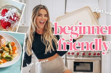 the EASIEST meal prep for fat loss (beginner friendly full week of food)