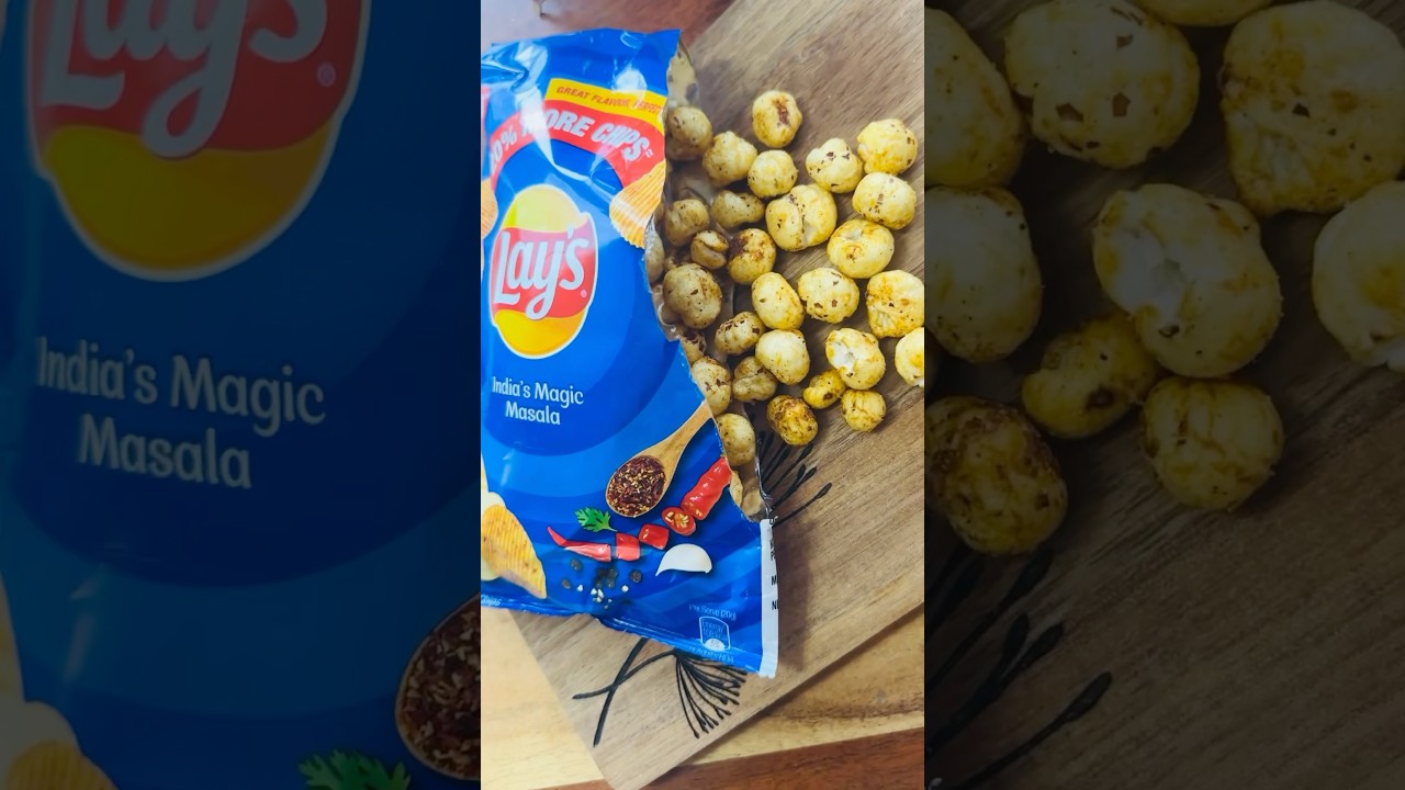 Healthy and Guilt free Blue Lays Makhana | Blue lays makhana recipe #shorts #viralvideo Healthy and Guilt free Blue Lays Makhana | Blue lays makhana recipe #shorts #viralvideo