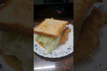 Bread omelet sandwich #healthy #easy #quick #food #cooking #breakfast #nonveg #egg #healthybreakfast