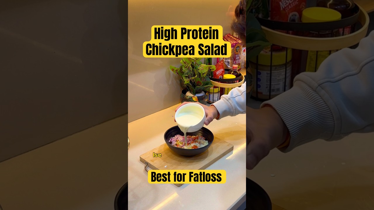 Try now! #highprotein #fatloss #dietplan #recipe #fatburningsecrets #chickpeasalad #shortsvideo Try now! #highprotein #fatloss #dietplan #recipe #fatburningsecrets #chickpeasalad #shortsvideo