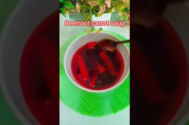 Beetroot carrot soup recipe for glowing skin and health#Naima Aapa#skin glow naturally#shorts