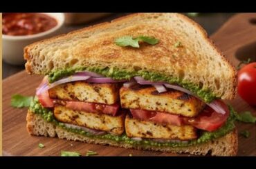 Paneer Sandwich Recipe | Quick & Easy Breakfast#PaneerSandwich