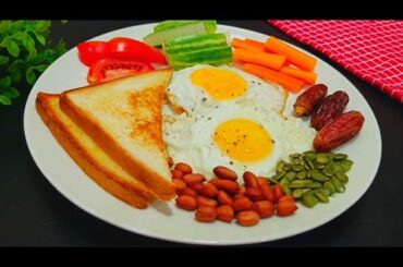 Healthy Breakfast Plate! It's So Delicious! Easy Recipes To Make At Home! Breakfast Recipes