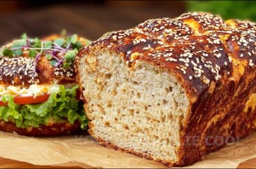 Cottage cheese bread! HIGH PROTEIN, no flour!