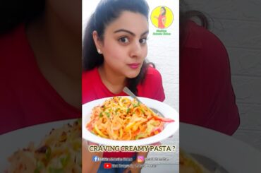 Healthy Creamy Pasta Recipe  For Dinner | Yummy weight loss recipe for your diet !   #healthypasta