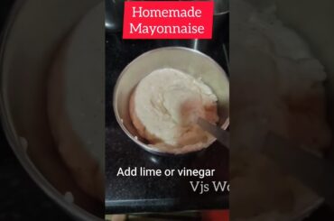 Homemade Mayonnaise with Boiled Egg | No Oil Mayo Recipe | Creamy & Healthy
