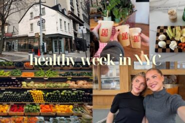 healthy reset week in nyc | home cooked meals, workouts, lymphatic drainage massages + self care