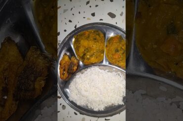 today's lunch thali #sosweet #fish #moodon #odialunchthali #lunch #healthylunch #recipe #food