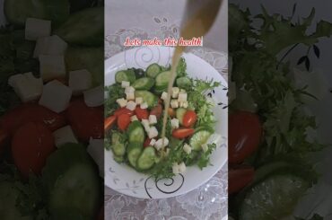 vegetables salad || healthy vege salad #salad #recipes #easy #trend