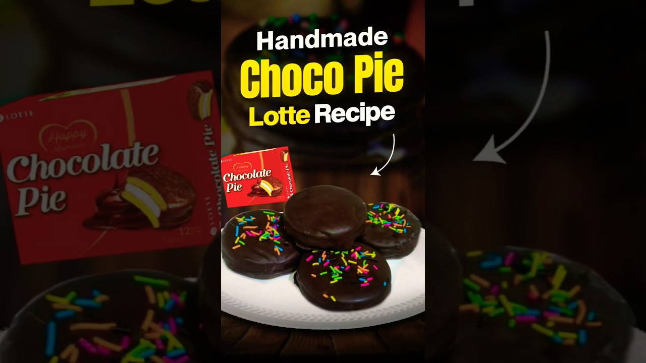 Handmade Lotte Choco Pie Recipe #shortsfeed #lottechocopie #youtubeshorts #crispyfoodkitchen Handmade Lotte Choco Pie Recipe #shortsfeed #lottechocopie #youtubeshorts #crispyfoodkitchen