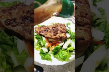 Salad With Garlic Tuna #food #shortsfeed #healthy #fish