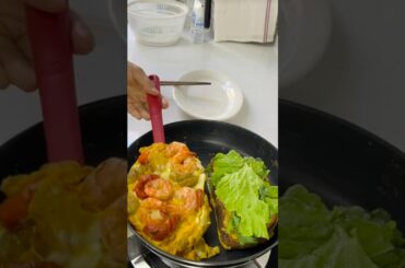 Healthy breakfast idea shrimp sandwich #healthybreakfastideas