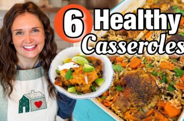 6 EASY Casserole Dinners | Healthy, Cheap & Family-Friendly Meals | Julia Pacheco