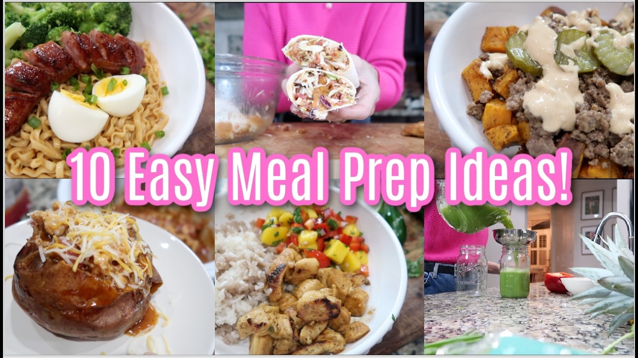 10 Easy High-Protein Meal Prep Recipes | Healthy Family Meals! Homemade Dinner Ideas! 10 Easy High-Protein Meal Prep Recipes | Healthy Family Meals! Homemade Dinner Ideas!