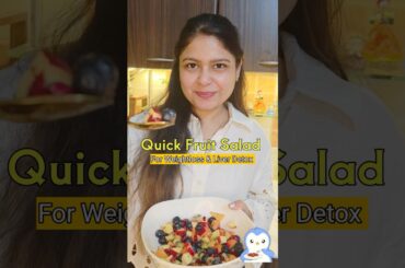 The Ultimate Fat-Burner Fruit Salad | Liver Detox Fruit Medley  #ytshorts #weightloss #liverdetox