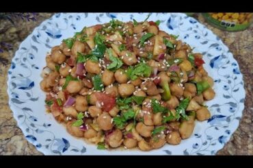 Healthy Chaat Recipe For Weight Loss | Diet Recipes | Easy Snacks Recipe | Chana Chaat Recipe |